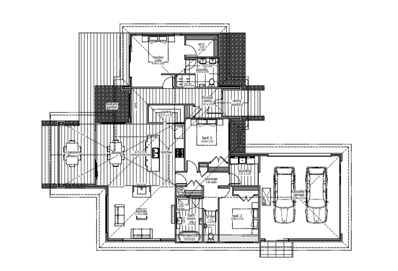 197M2 floor plan