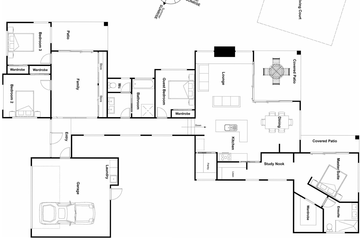 Kaiteriteri floor plan