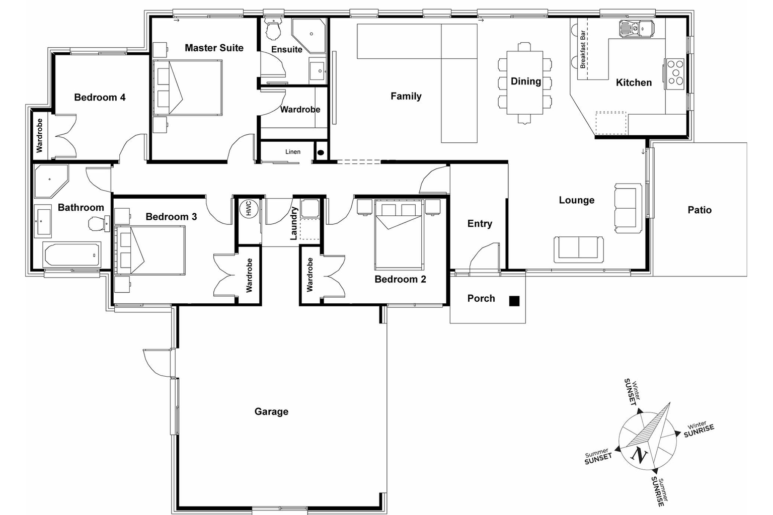 Woodside floor plan