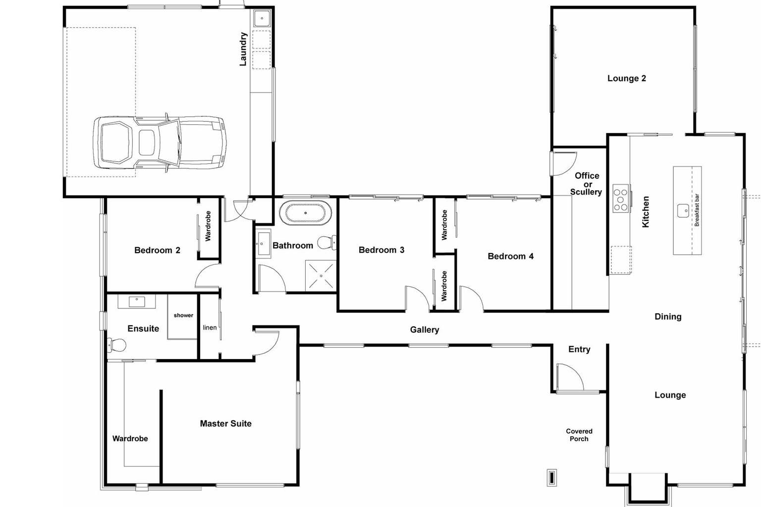 Palm Springs floor plan