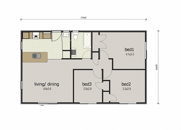 First Choice 75 floor plan