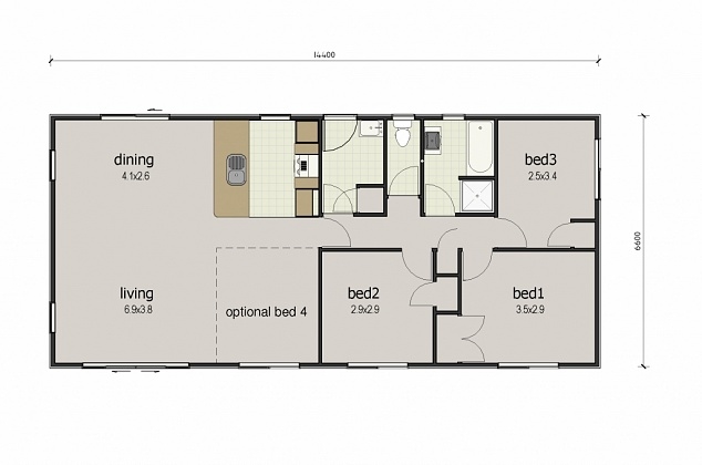 First Choice 95 floor plan
