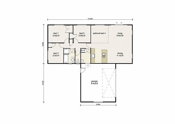 Eliot floor plan