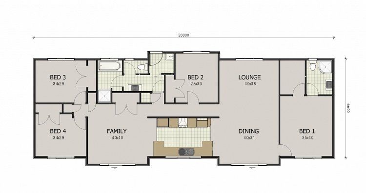 Mansfield floor plan
