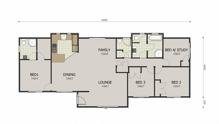Kingsley floor plan