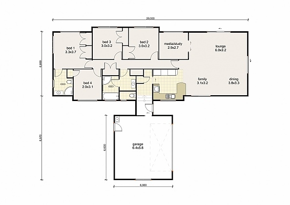 Addison floor plan
