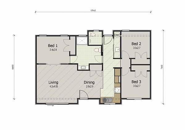 Kapiti floor plan