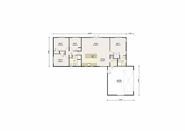 Ohope floor plan