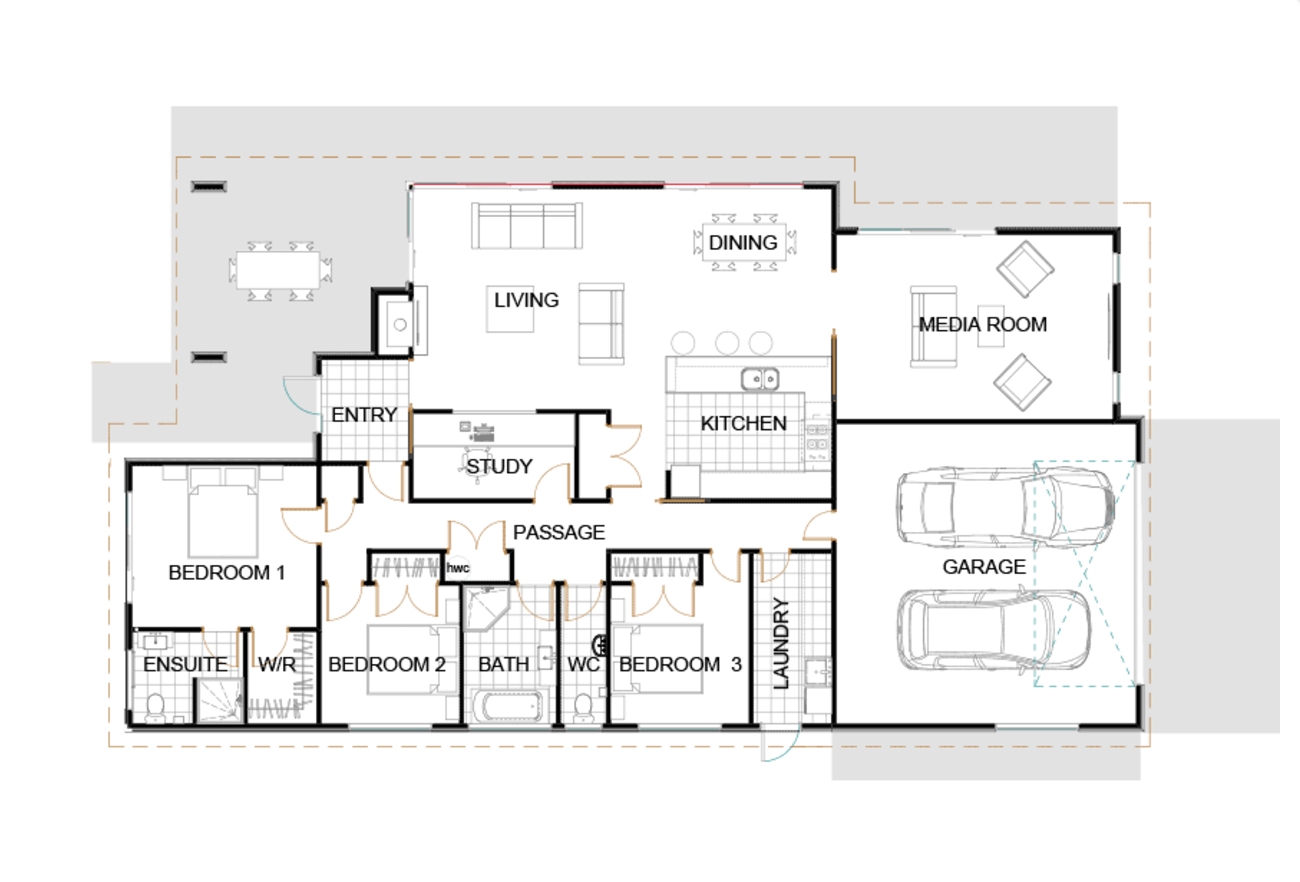 Kawau floor plan