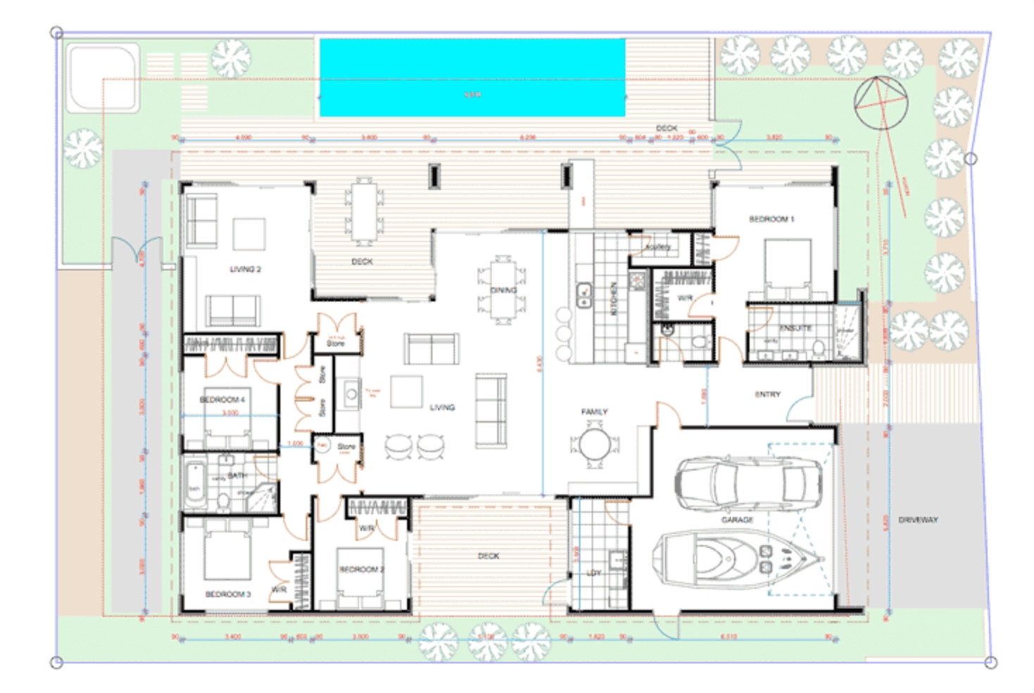 Mangawhai floor plan