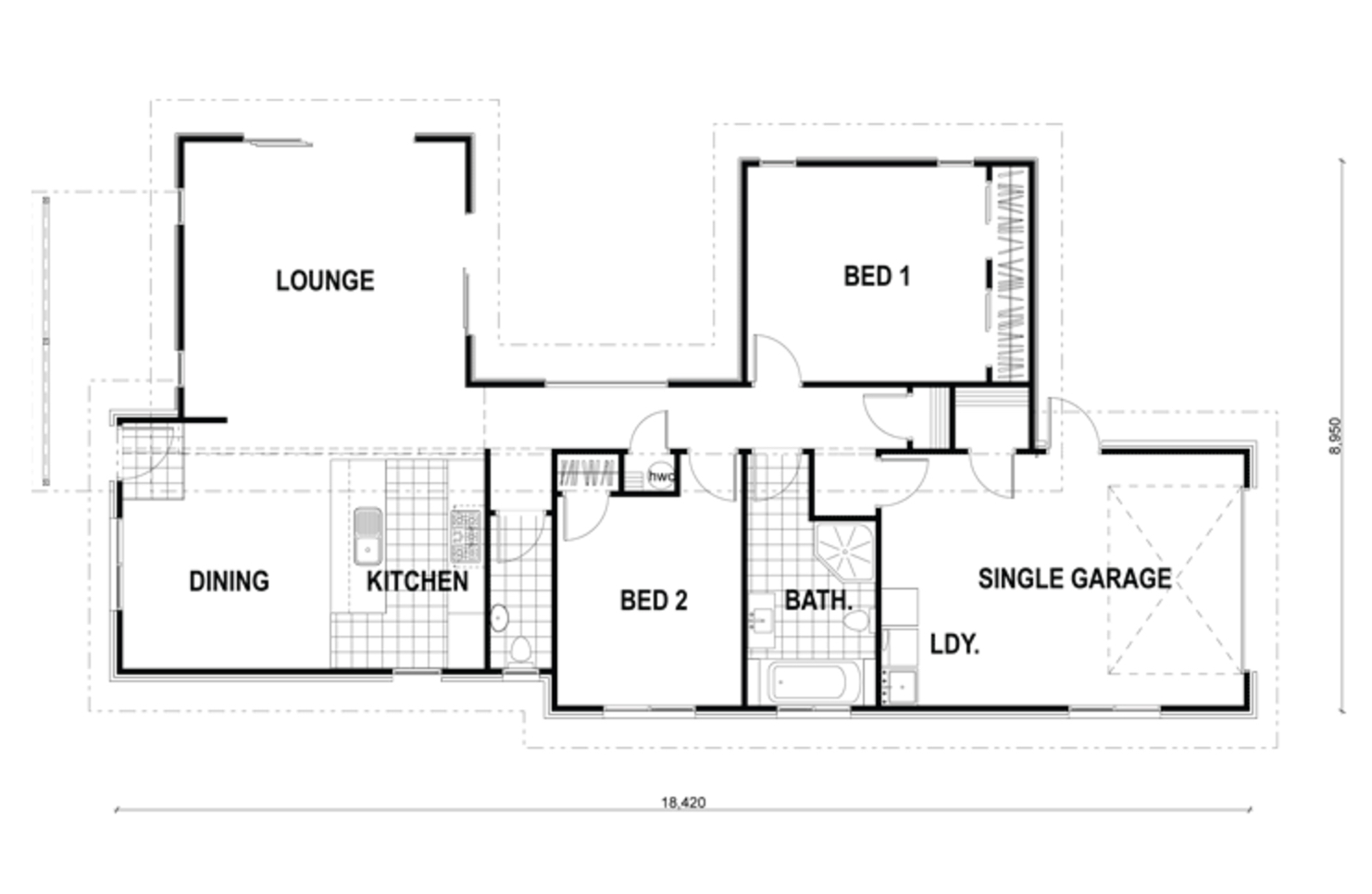 Mana floor plan
