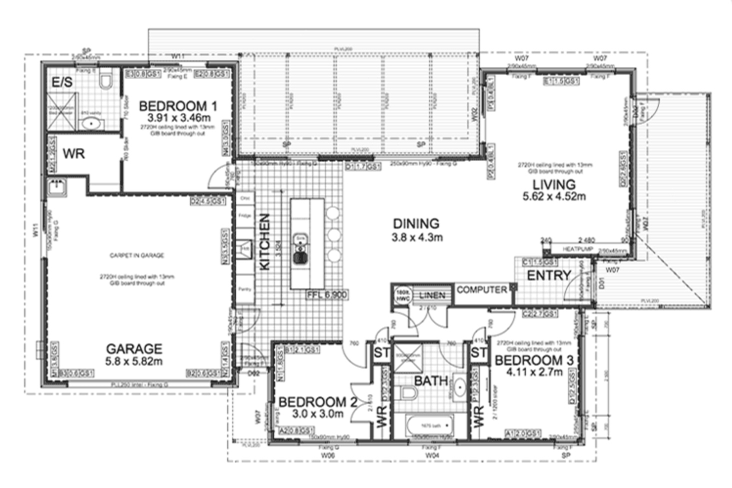 Waiheke floor plan