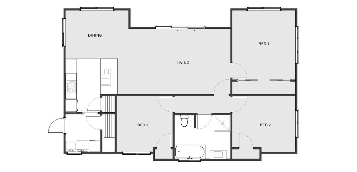 Pukeko floor plan