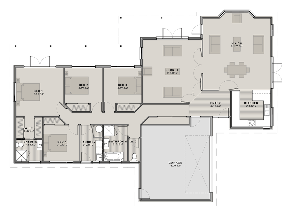 The Oxford floor plan