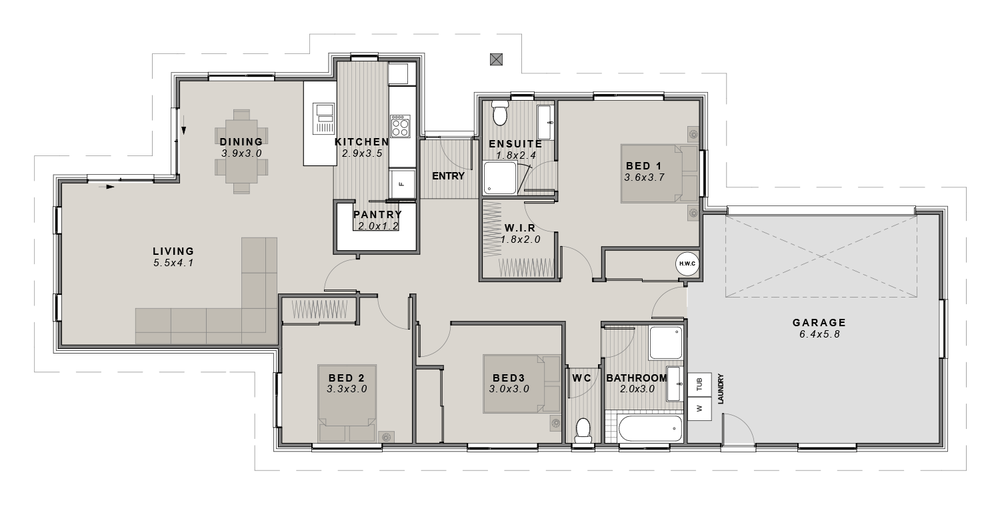 The Travis floor plan