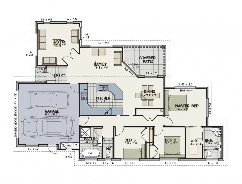 Allure floor plan