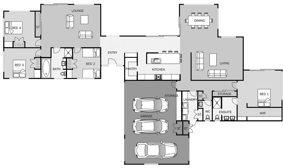 Seaview floor plan