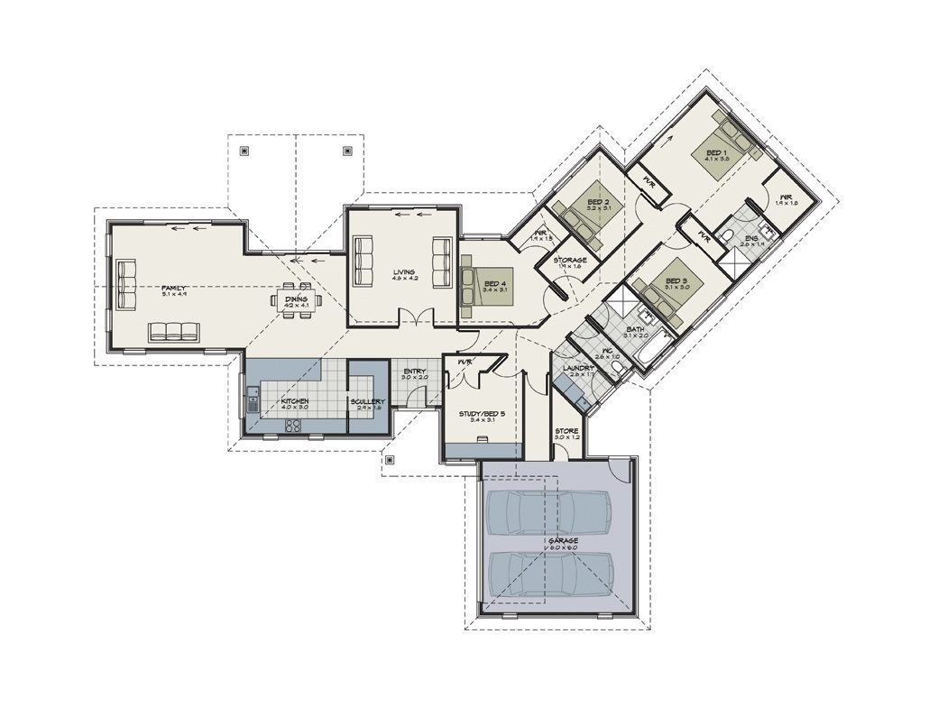 Belmont floor plan