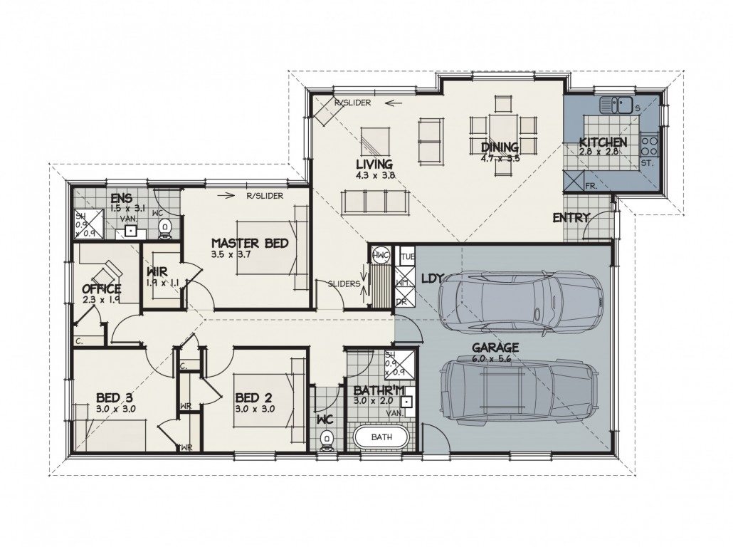 Denvar floor plan