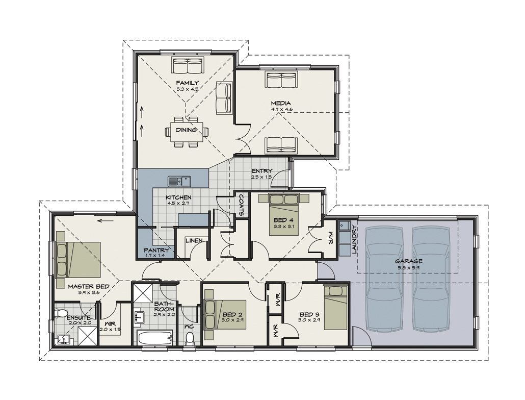 Rata floor plan