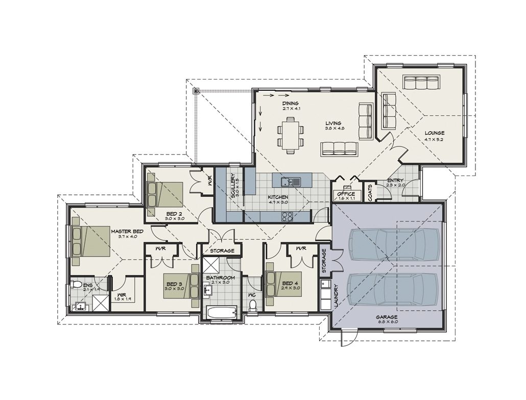 Milton floor plan