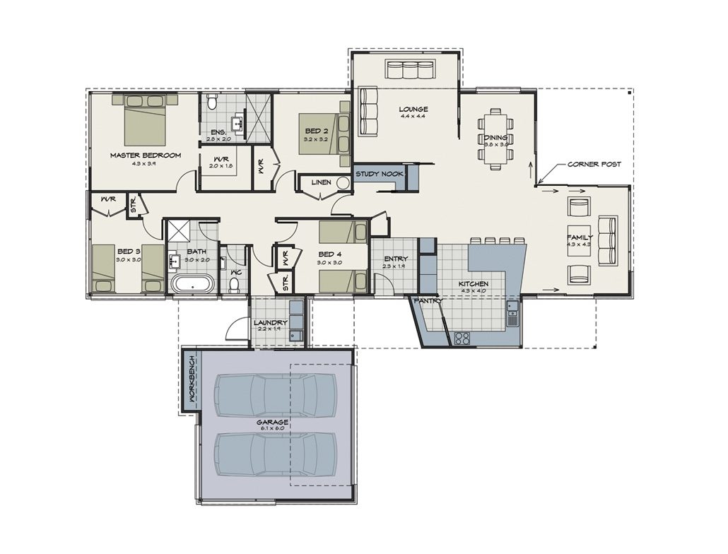 Rivergate floor plan