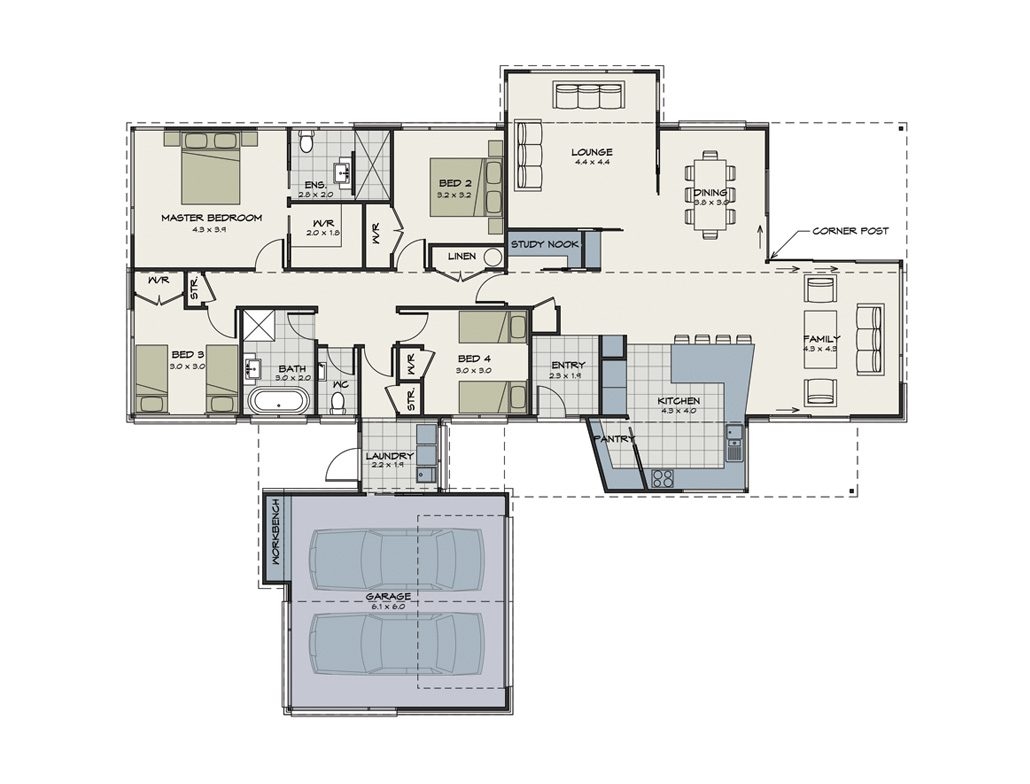 Riverwood floor plan