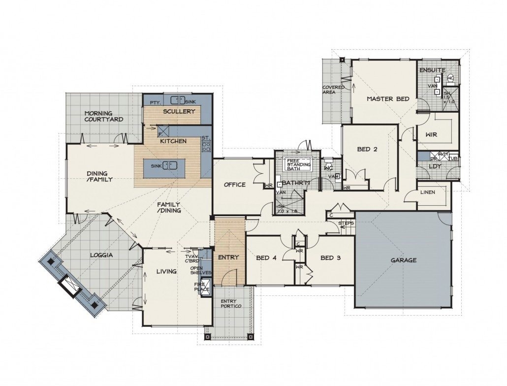 Serrano 269 floor plan