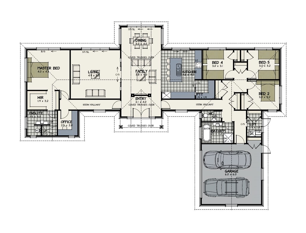Wanaka floor plan