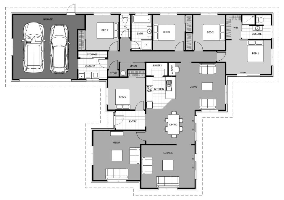 Hawaiiki floor plan