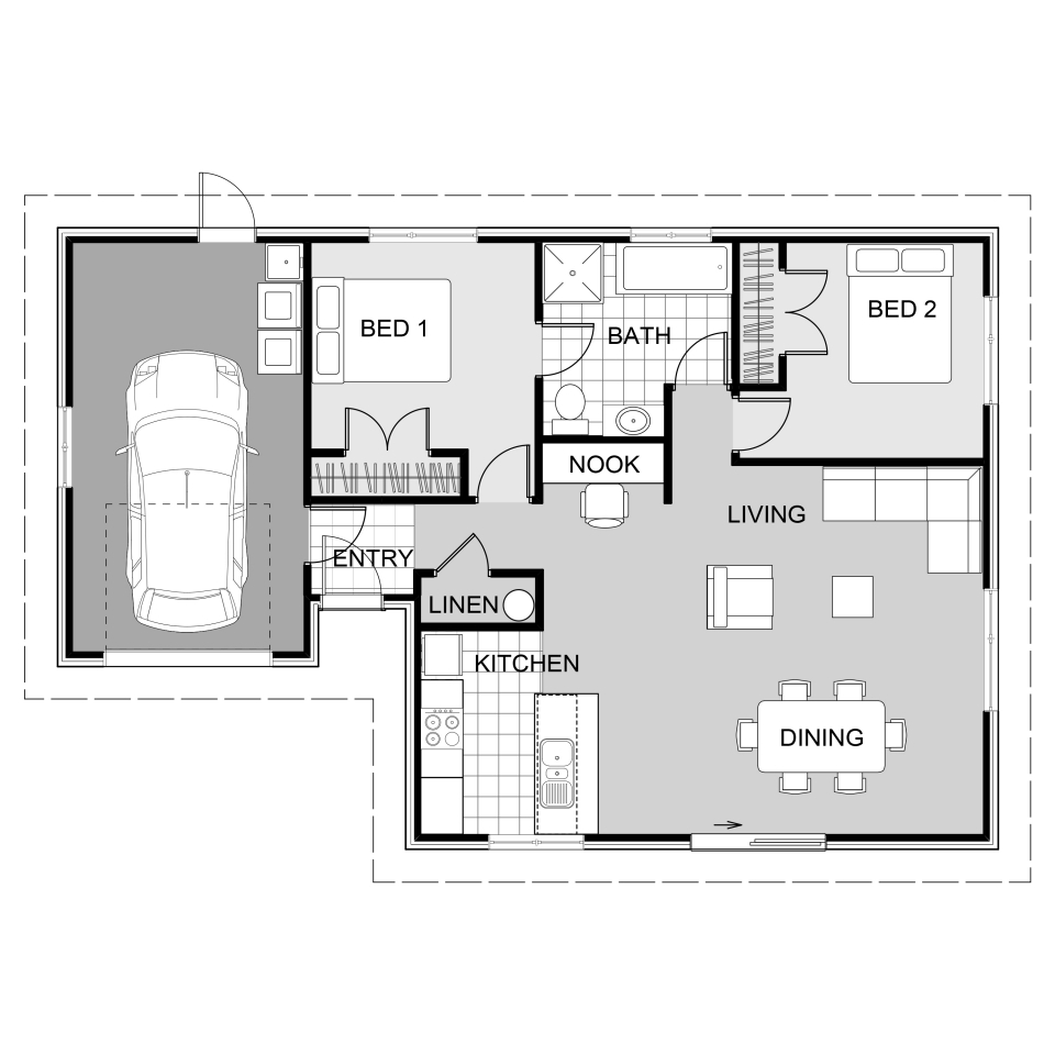 Fantail floor plan