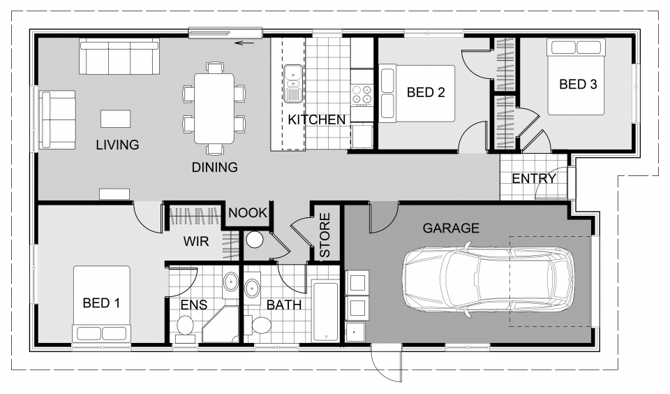 Kingfisher floor plan