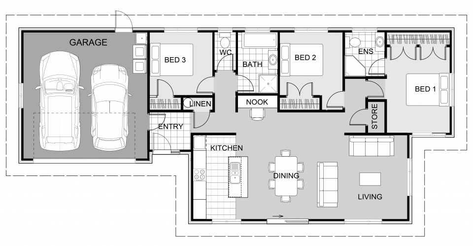 Kiwi floor plan