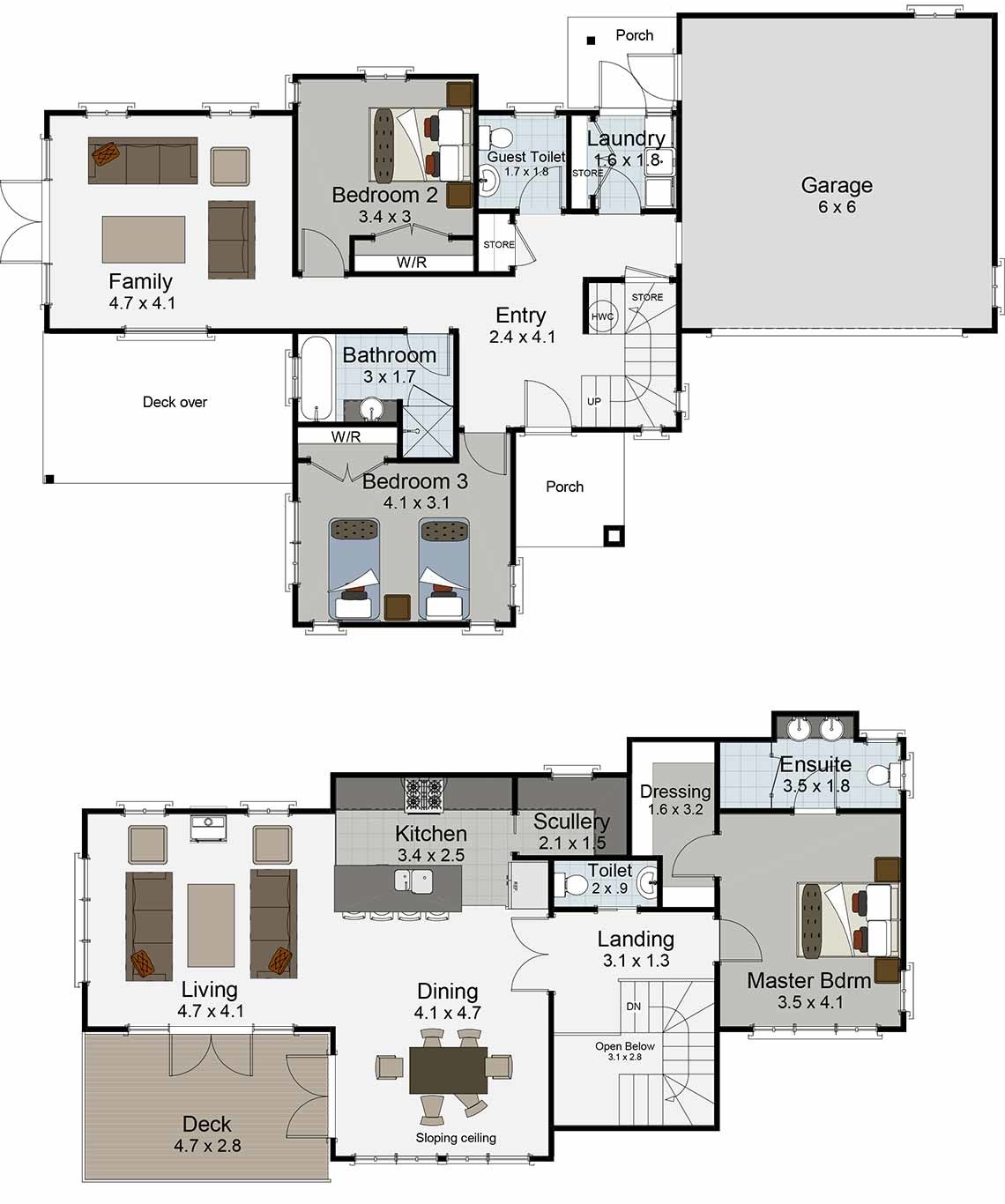 Karamea floor plan
