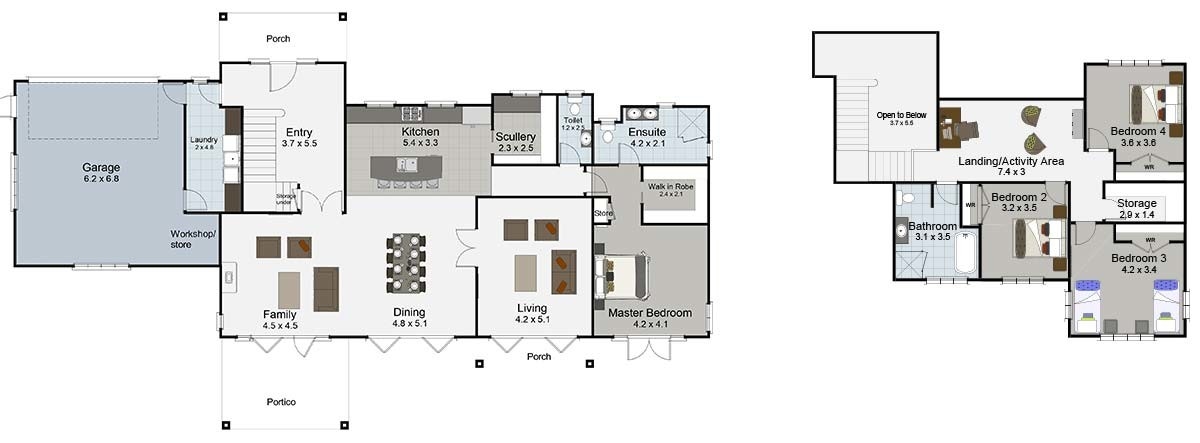 Hawea floor plan
