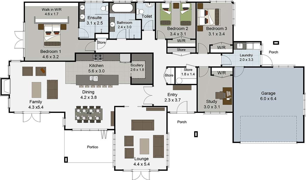 Karapiro floor plan
