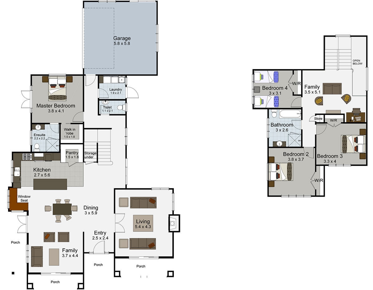 Endeavour floor plan