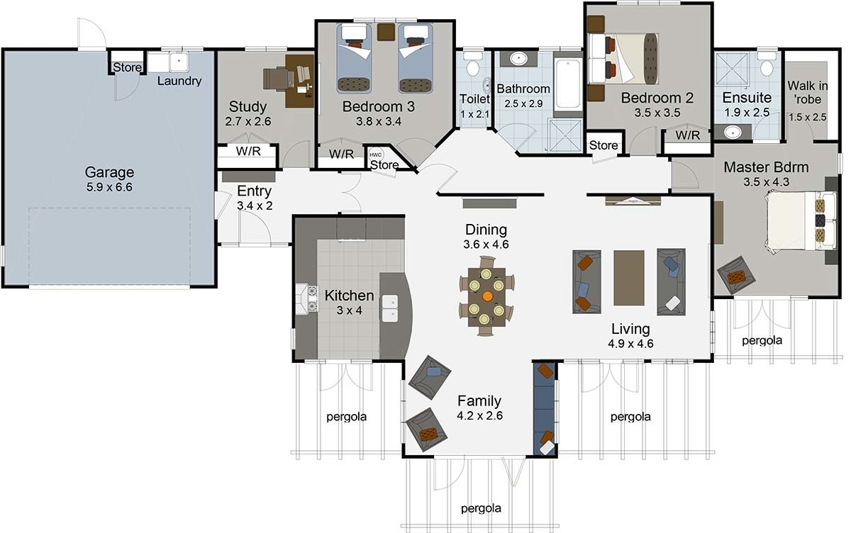 Monte Carlo floor plan