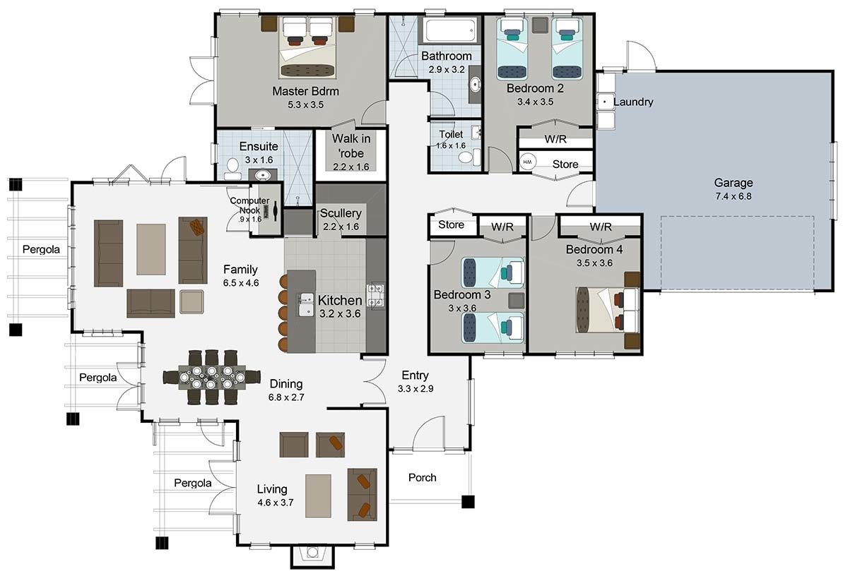 Milan floor plan