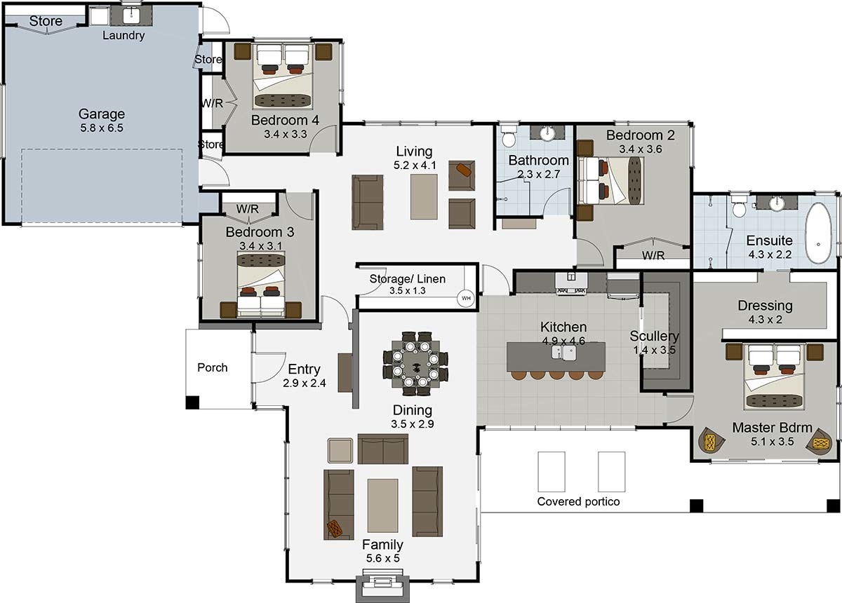Riverhead floor plan