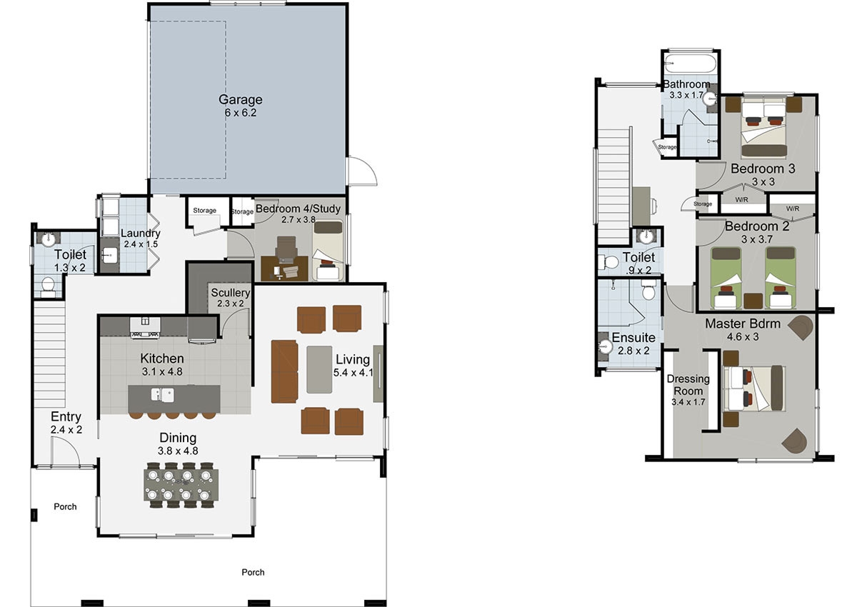 Papamoa floor plan