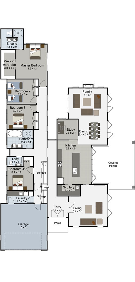 Orini floor plan