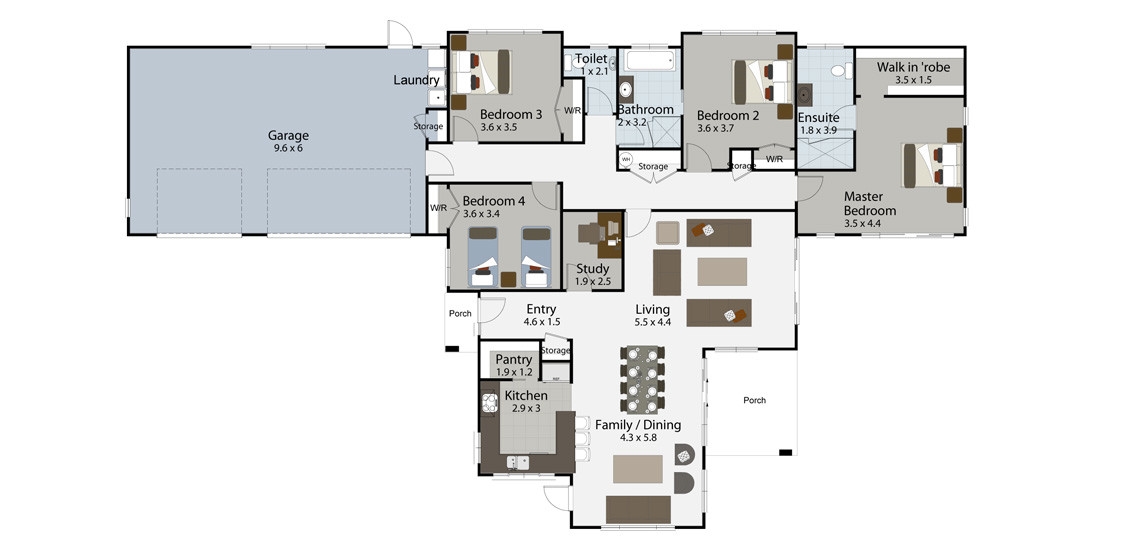 Rumba floor plan