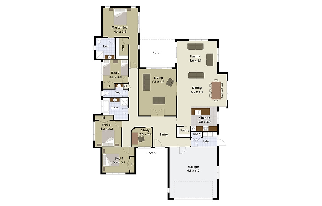 Sonata floor plan