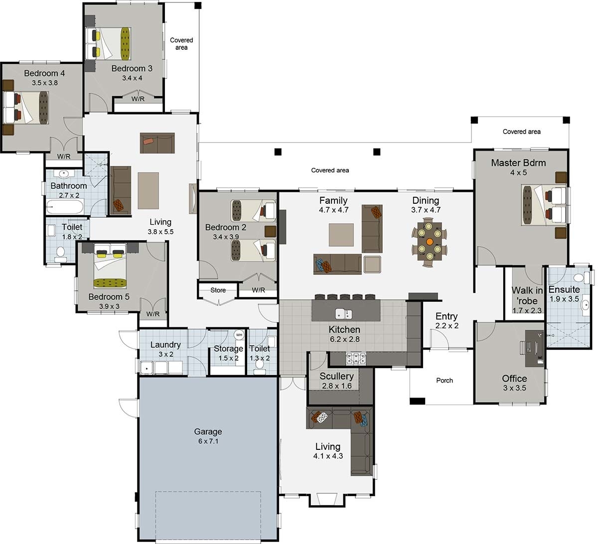 Waihi floor plan