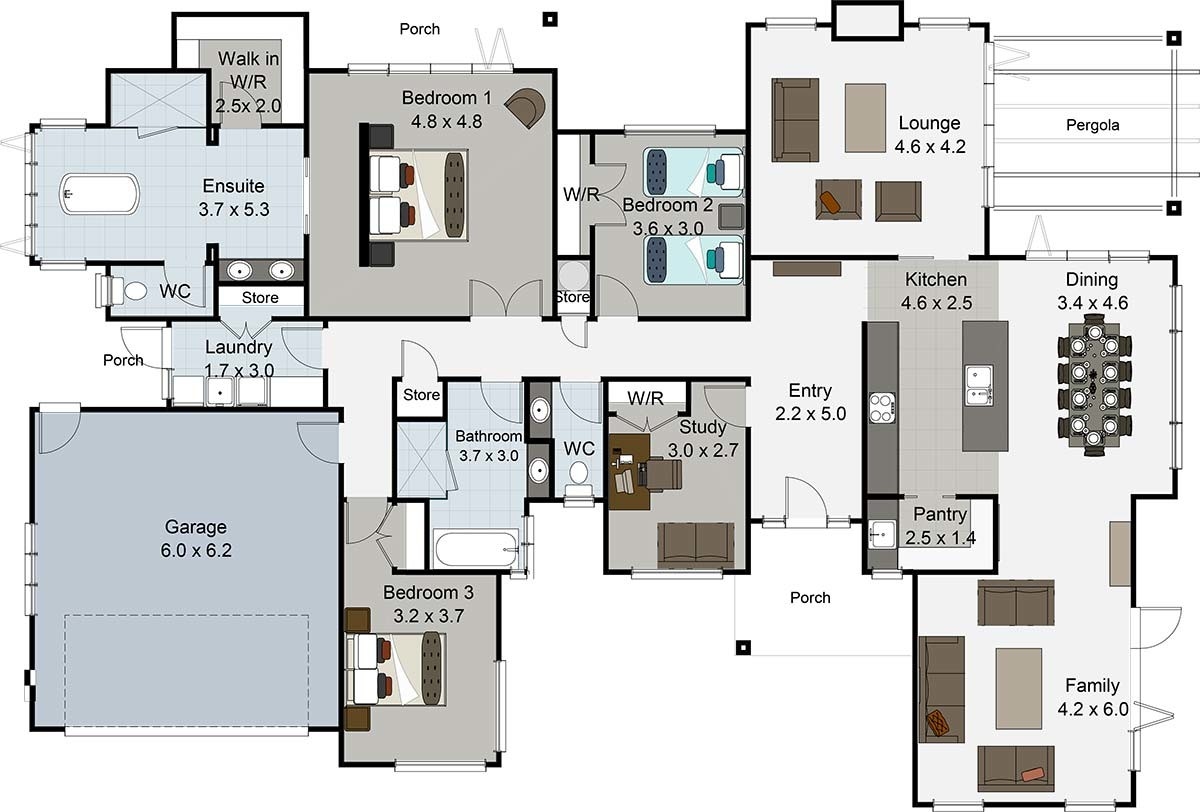 Waihopai floor plan