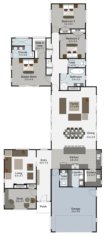 Waiata floor plan