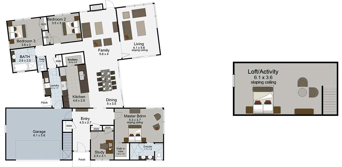 Tewa floor plan