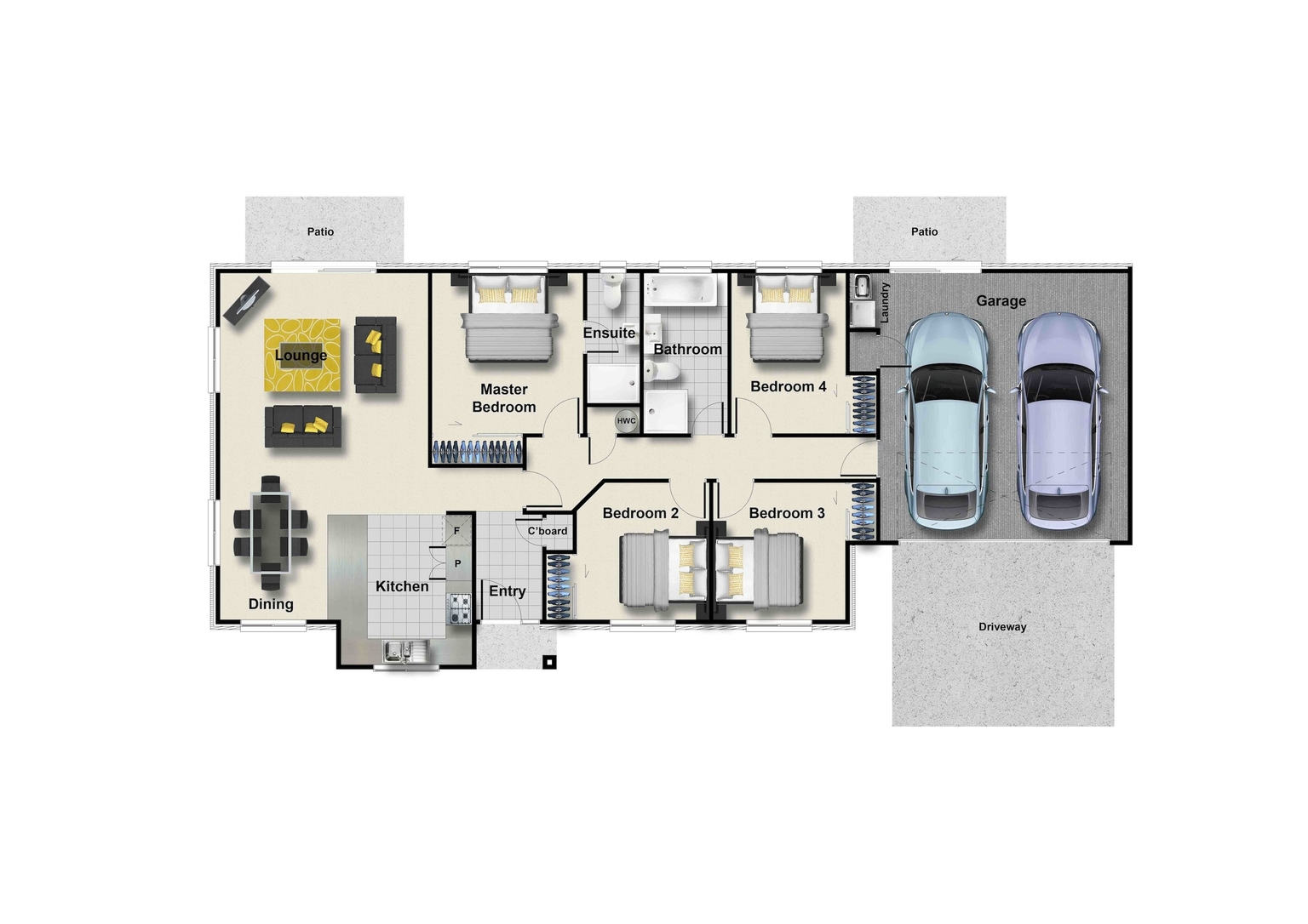 Lot 135 Okwa Ave, Twin Parks, Papakura floor plan