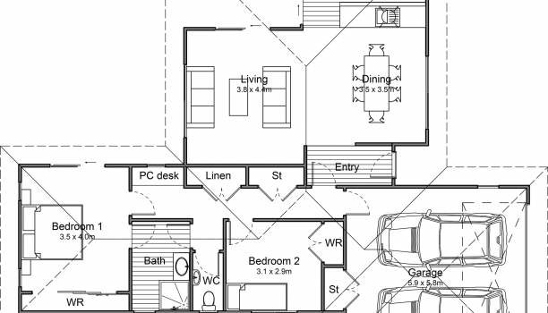 137M2 floor plan